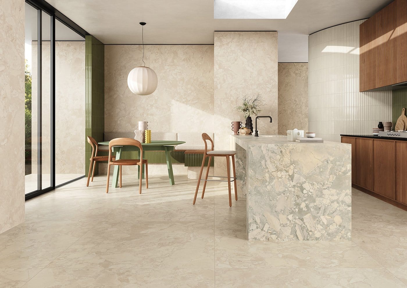generated_MarcaCorona-Arkigem-Sabbia-Kitchen-00.jpg.1400x1400_q85 Terrazzo Fliesen im Wohnbereich und Flur